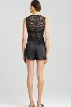 Natori Pajama Tops-Temptation Allover Lace Tank