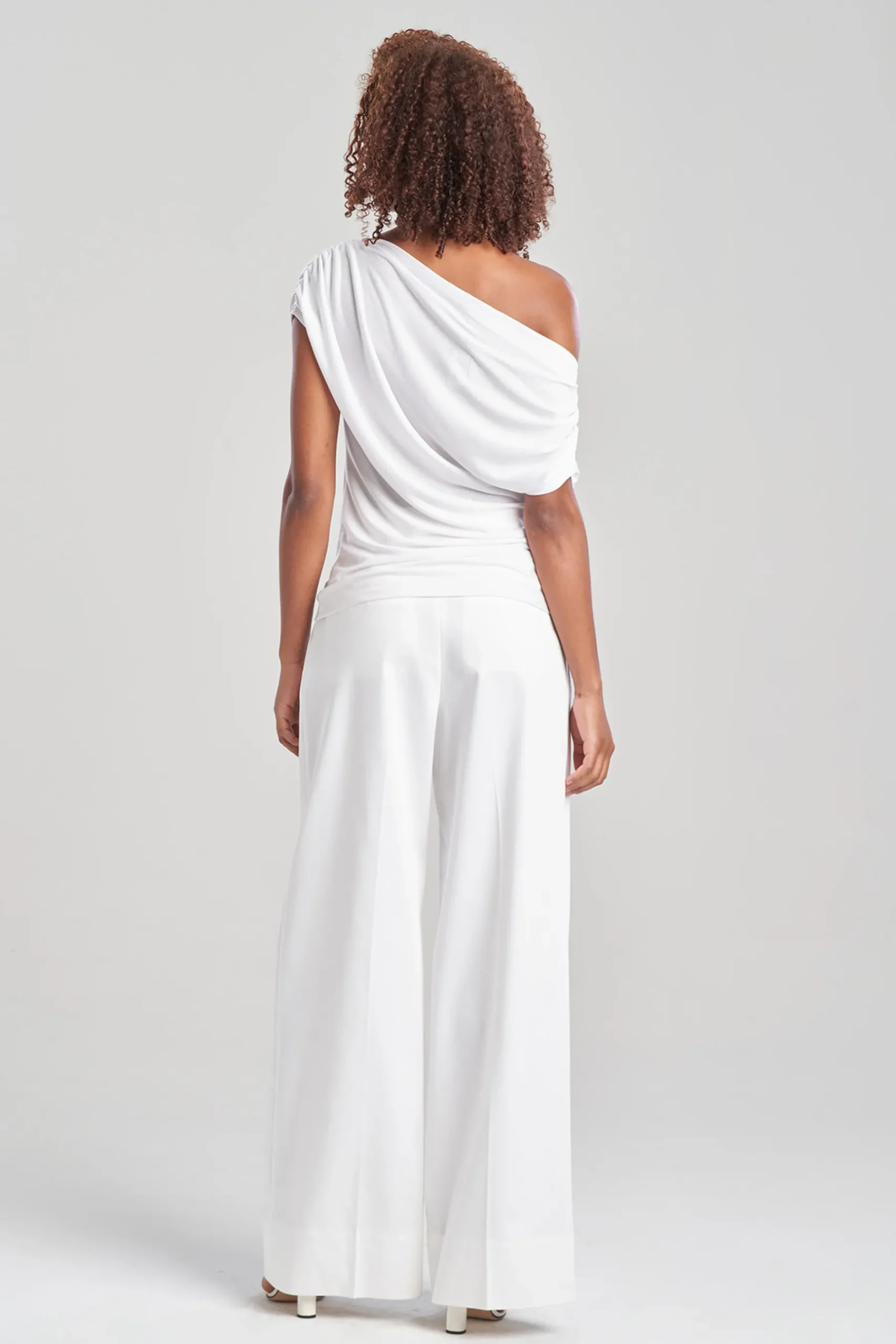 Natori Bridal Shower Outfits|Tops, Shirts & Tunics-Tencel™ Asymmetrical Drape Top