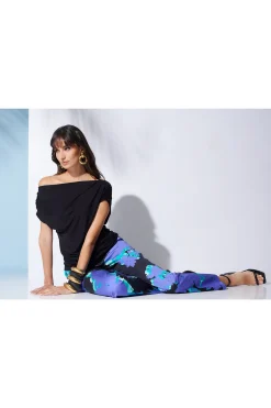 Natori Bridal Shower Outfits|Tops, Shirts & Tunics-Tencel™ Asymmetrical Drape Top