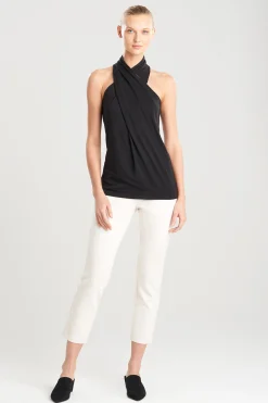 Natori Tops, Shirts & Tunics-TENCEL™ Jersey Crossover Halter Tank