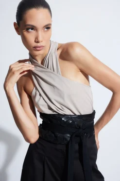 Natori Tops, Shirts & Tunics-TENCEL™ Jersey Crossover Halter Tank