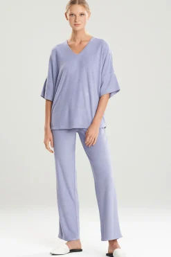 Natori Pajama Tops|Lounge Tops-Terry Lounge Top