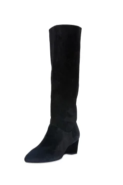 Natori Boots-Thrill Suede Contour Wedge Tall Slouch Boot