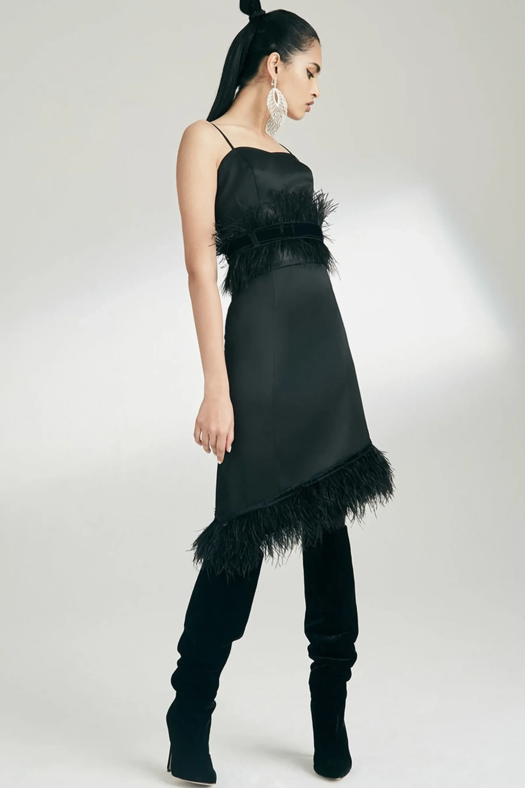 Natori Pants, Skirts & Shorts-Tuxedo Satin Skirt