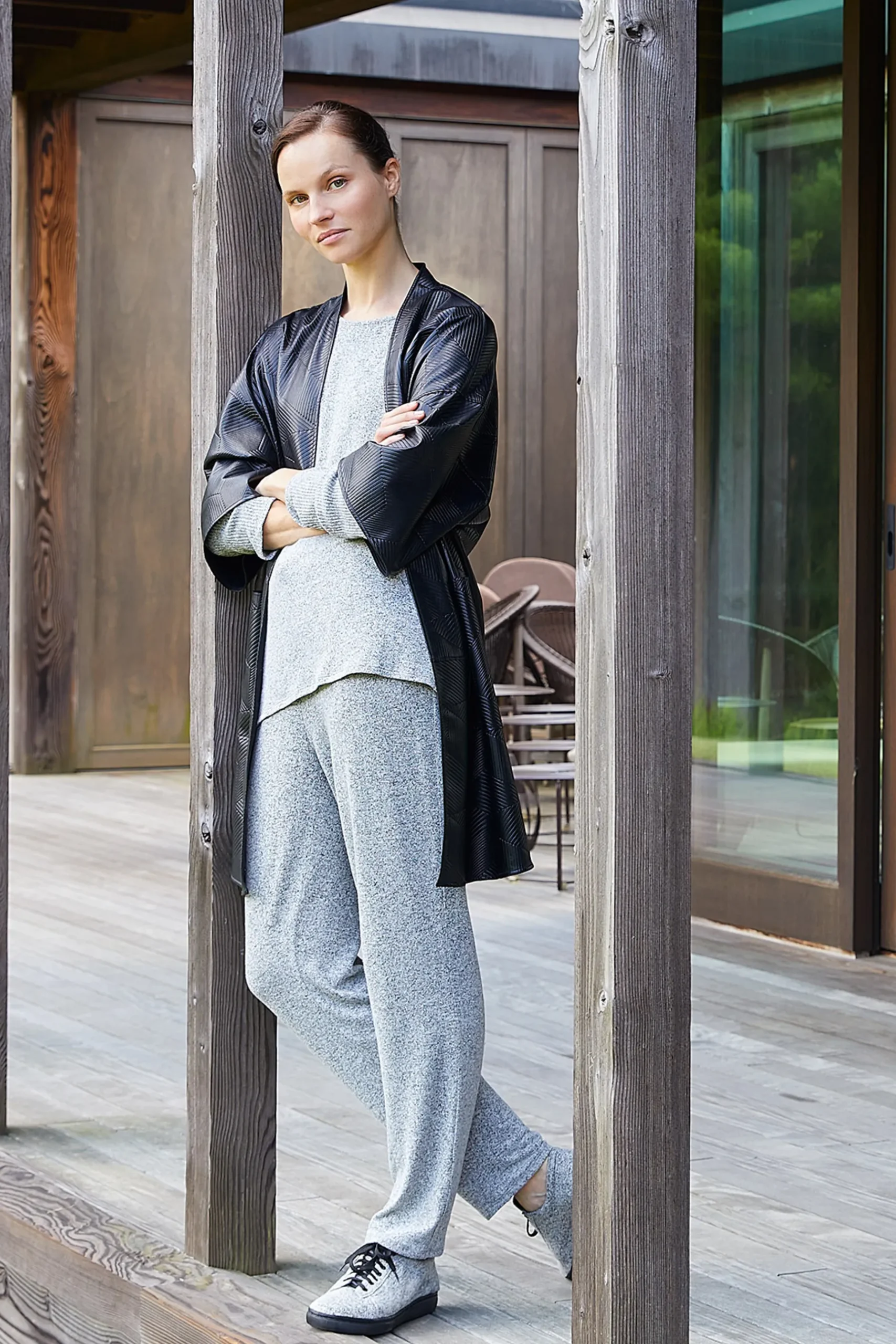 Natori Lounge Tops-Ulla Long Sleeve Top