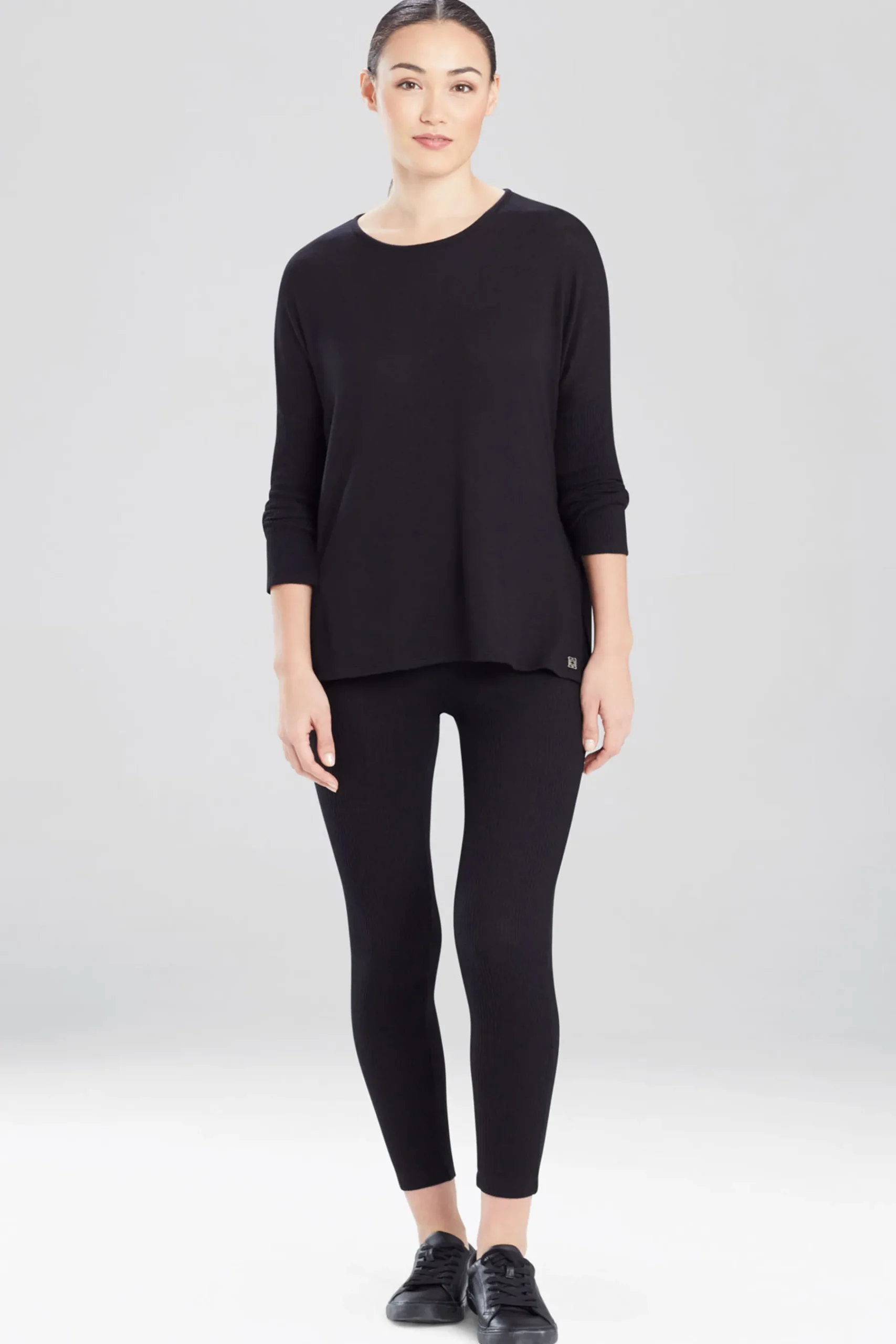 Natori Lounge Tops-Ulla Long Sleeve Top