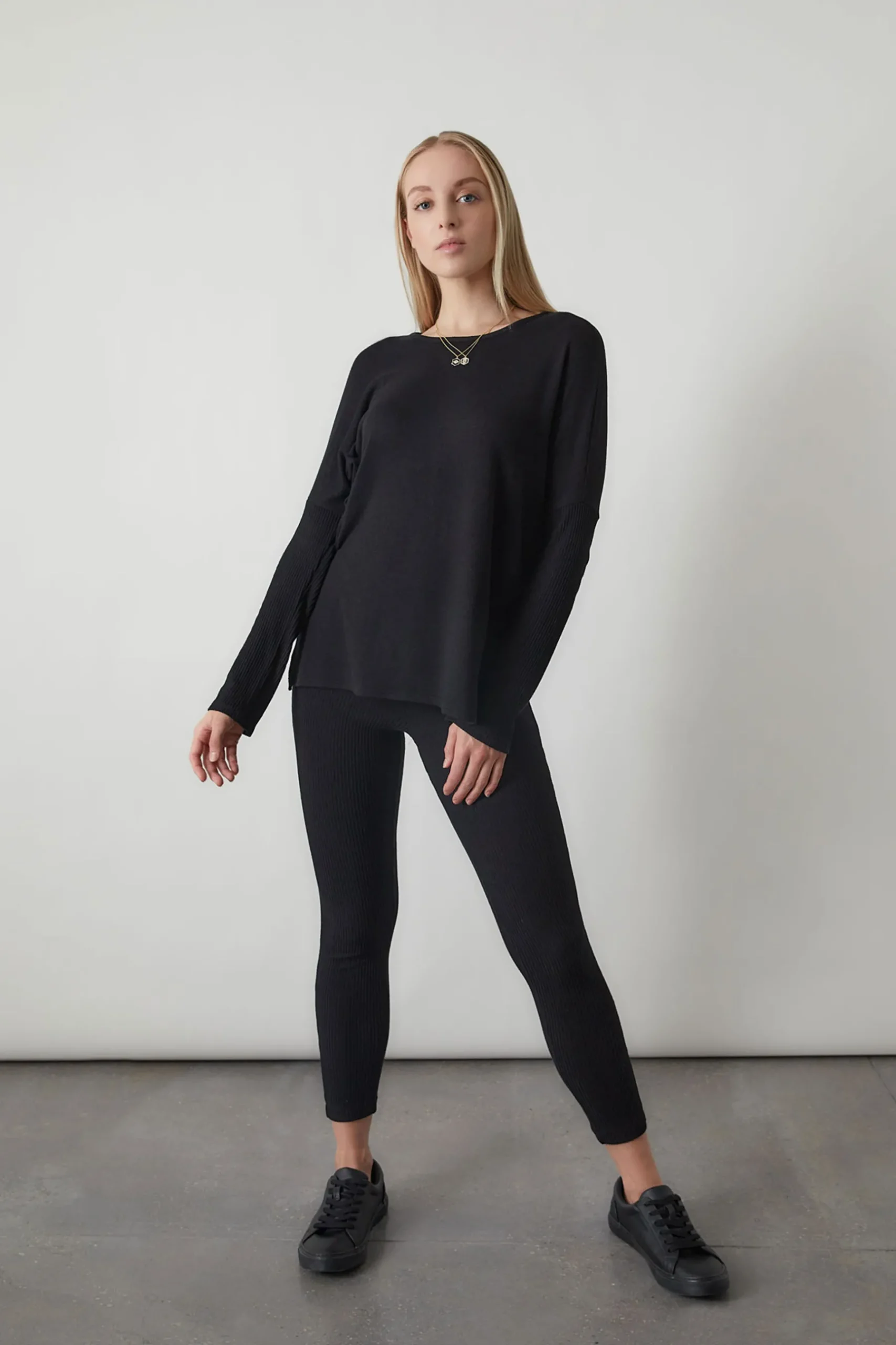 Natori Lounge Tops-Ulla Long Sleeve Top