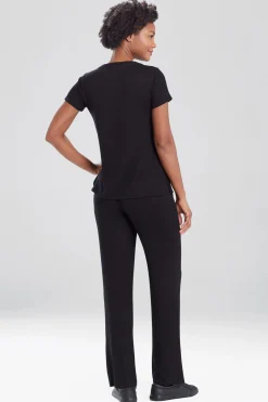 Natori Lounge Tops-Ulla V-Neck Top