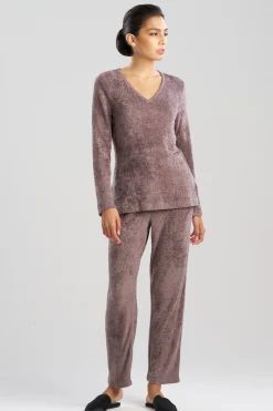 Natori Pajama Tops-Unwind Long Sleeve Top