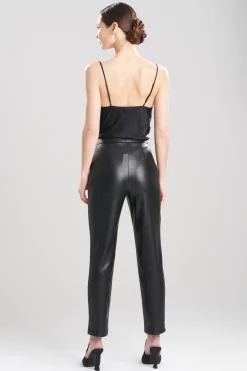 Natori Pants, Skirts & Shorts-Vegan Luxe Lambskin Ankle Pants