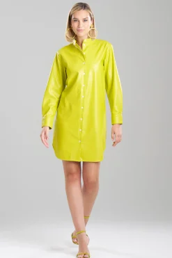 Natori Dresses-Vegan Luxe Lambskin Dress