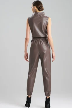 Natori Essentials|Pants, Skirts & Shorts-Vegan Luxe Lambskin Jogger Pants
