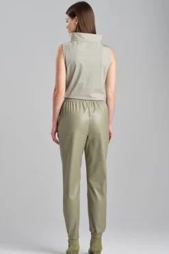 Natori Essentials|Pants, Skirts & Shorts-Vegan Luxe Lambskin Jogger Pants