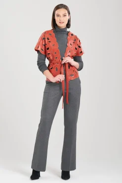 Natori Jackets & Outerwear-Vegan Luxe Lambskin Vest