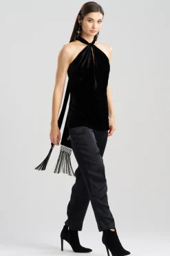 Natori Tops, Shirts & Tunics-Velvet Halter Top