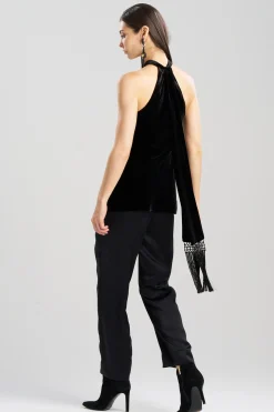 Natori Tops, Shirts & Tunics-Velvet Halter Top
