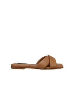 Natori Sandals-Vitta Nappa Leather Slide Sandals