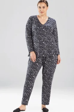 Natori Lounge Bottoms-Wild Instinct Cozy PJ