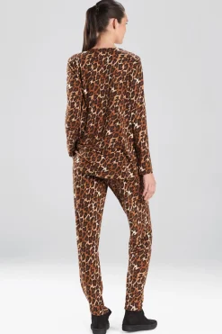 Natori Lounge Bottoms-Wild Instinct Cozy PJ