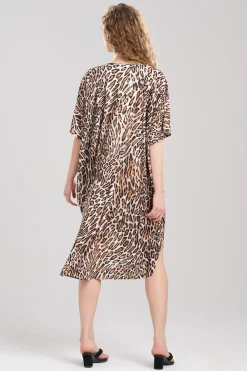 Natori Caftans|Caftan Dresses-Wilderness V-Neck Caftan