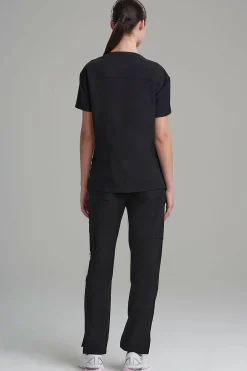 Natori Scrub Tops-Women's 3-Pocket V-Neck Scrub Top