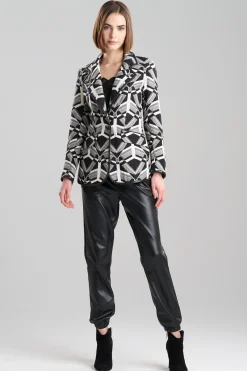 Natori Plus Sizes|Jackets & Outerwear-Yantra Notch Lapel Blazer