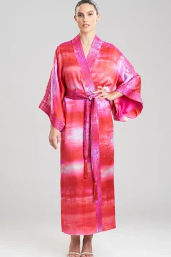 Natori Robes & Kimonos|Couture Robes-Yoriko Embroidery Silk Robe