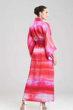 Natori Robes & Kimonos|Couture Robes-Yoriko Embroidery Silk Robe